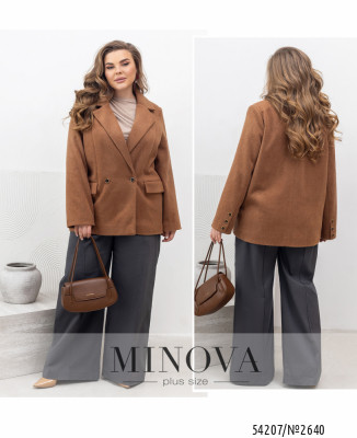 Піджак-пальто №2640-теракотовий_minova_7