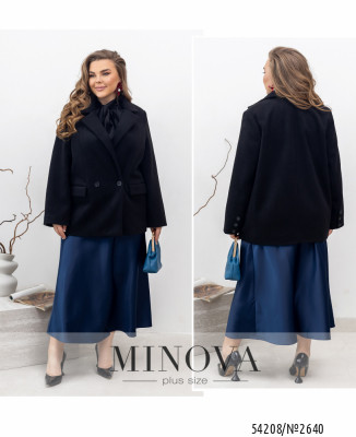 Піджак-пальто №2640-чорний_minova_7