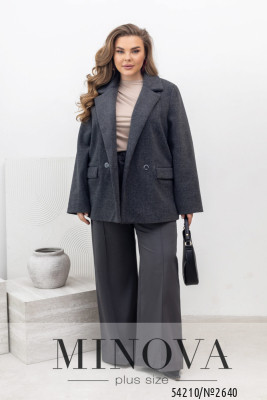 Піджак-пальто №2640-графіт_minova_5
