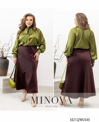 Блуза №2641-оливка_minova_7