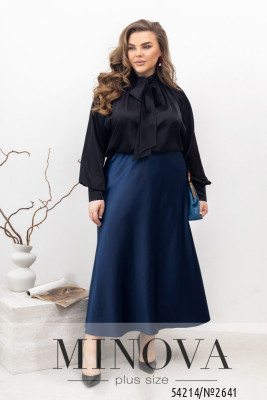 Блуза №2641-черный