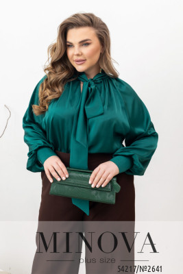 Блуза №2641-зелений_minova_5