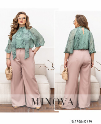 Блуза №2639-оливка_minova_7