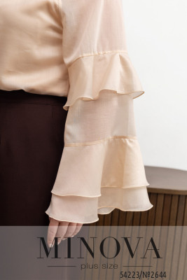 Блуза №2644-бежевий_minova_6
