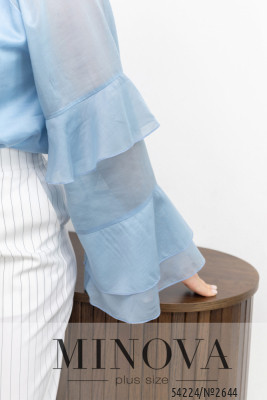 Блуза №2644-блакитний_minova_6