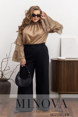 Блуза №2644-мокко_minova_4