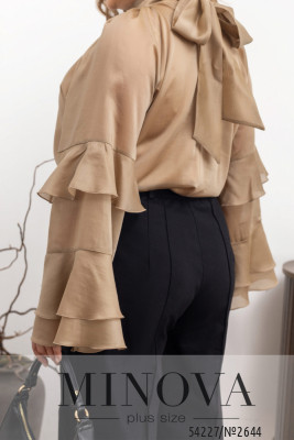 Блуза №2644-мокко_minova_6