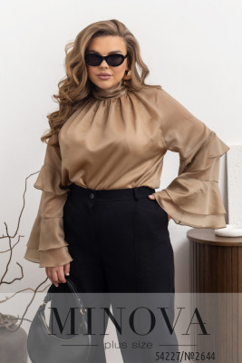 Блуза №2644-мокко_minova_5
