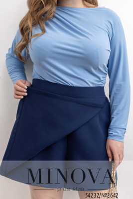Спідниця-шорти №2642-темно-синій_minova_6