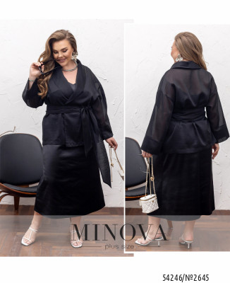 Накидка №2645-чорний_minova_7