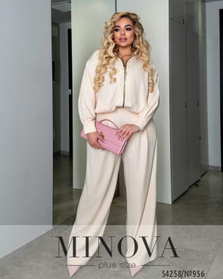 Костюм №956-кремово-бежевий