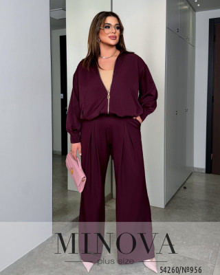 Костюм №956-бургунди