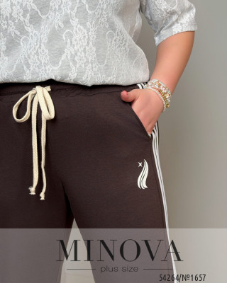 Брюки №1657-шоколад_minova_6