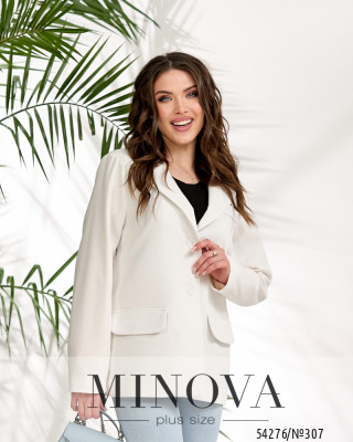 Піджак №307-молочний_minova_6