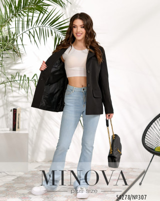 Піджак №307-чорний_minova_5