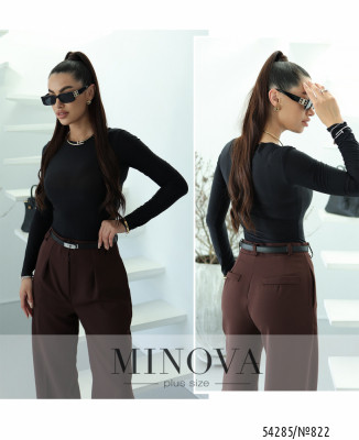 Брюки №822-шоколадний_minova_7