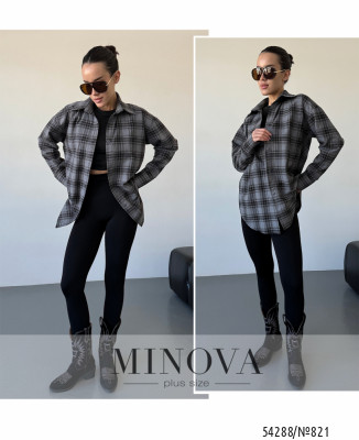 Сорочка №821-сірий_minova_7