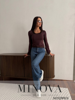 Кофточка №826-шоколадный