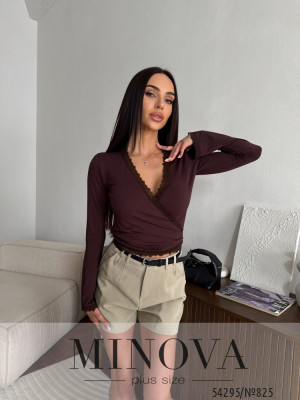 Кофточка №825-шоколадний_minova_5