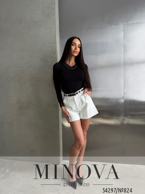 Лонгслив №824-черный