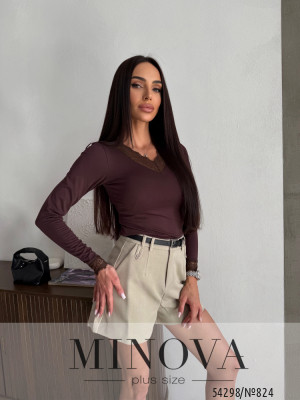 Лонгслив №824-шоколадний_minova_5