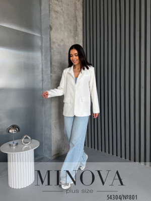 Піджак №801-молочний_minova_4