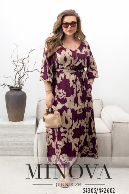 Сукня №2602-бордо