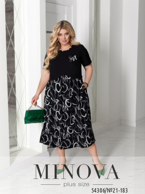 Сукня №21-183-чорний