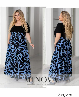 Сукня №712-чорний-блакитний_minova_7