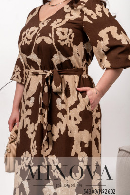 Сукня №2602-шоколадний_minova_6