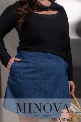 Спідниця-шорти №2648-синій_minova_6