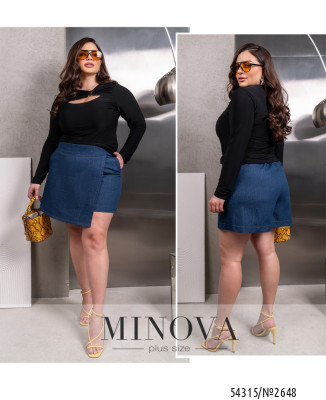 Спідниця-шорти №2648-синій_minova_7