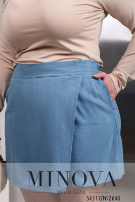 Спідниця-шорти №2648-блакитний_minova_6