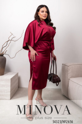 Сукня №2656-бордо_minova_5