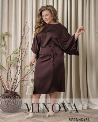 Сукня №2656-шоколадний_minova_5