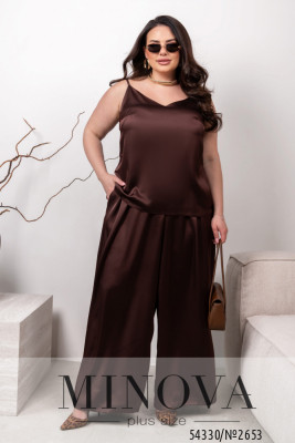 Майка №2653-шоколадний