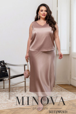 Майка №2651-бежевий