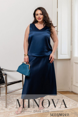 Майка №2651-темно-синій