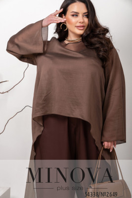 Туніка №2649-шоколадний_minova_6