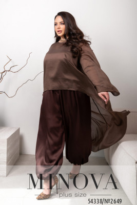 Туніка №2649-шоколадний_minova_5
