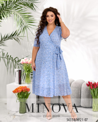 Сукня №21-07-блакитний