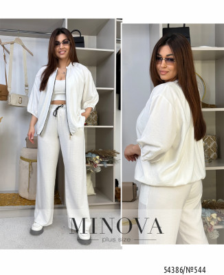 Костюм №544-молочний_minova_7