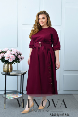 Сукня №8664-бургунді_minova_5