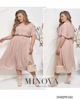 Сукня №2663-бежевий_minova_7