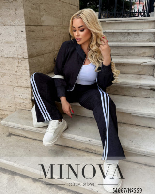 Спортивний костюм №559-чорний_minova_5