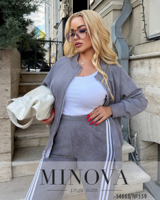 Спортивний костюм №559-сірий_minova_5