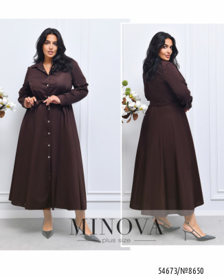 Сукня №8650-шоколадний_minova_7